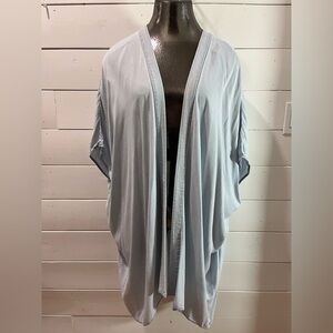 Draped Pale Blue Jacket – Azure Skies – S/M